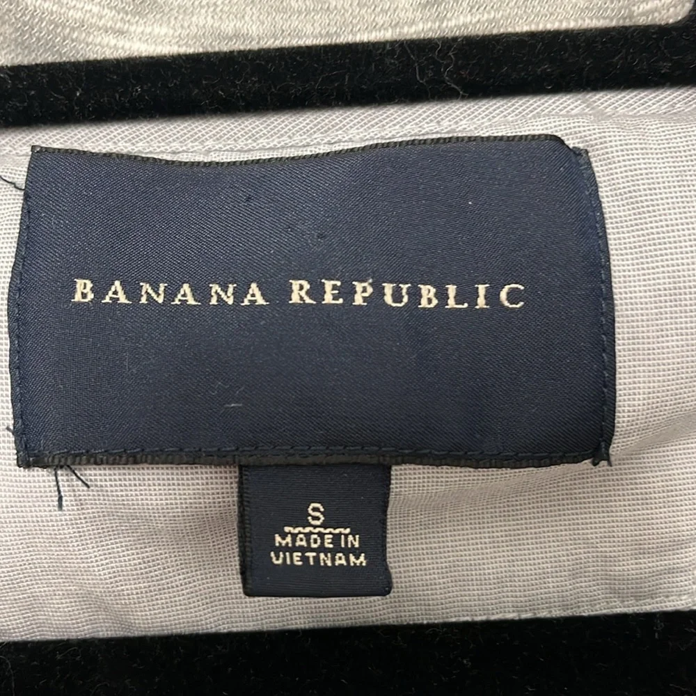 Banana Republic men’s gray zip up sweatshirt/jacket size small - Picture 3 of 6